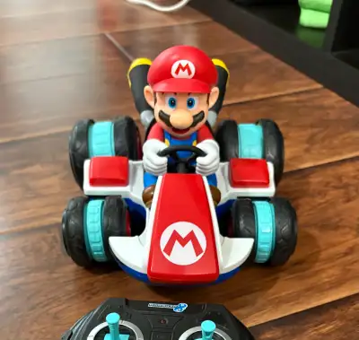 Mario Kart RC car. Item in excellent condition. Batteries not included. From a smoke free and pet fr...