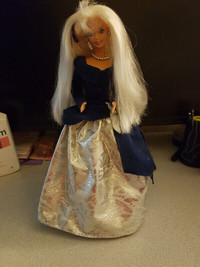 Vintage 1995 Special Edition Winter Velvet Barbie Doll