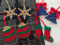 Embroidered Ornaments