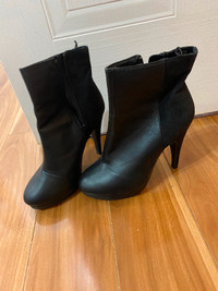 H&M high heal ankle boots size 37
