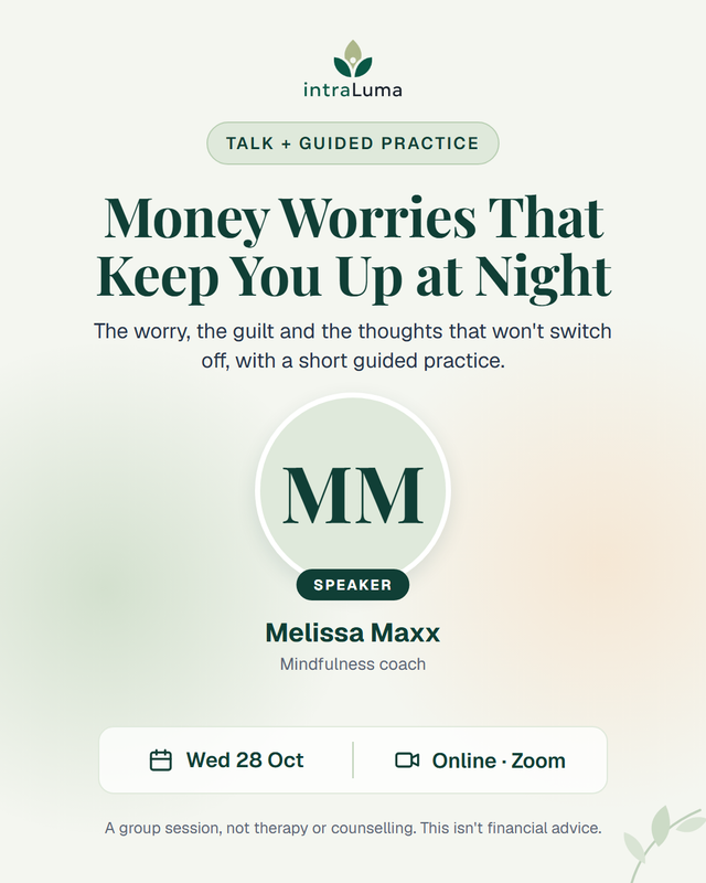 Free online session: Money Worries That Keep You Up at Night