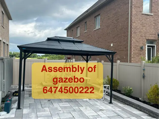 assembly of gazebo in Outdoor Tools & Storage in Markham / York Region - Image 10