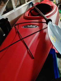 Kayak and paddle