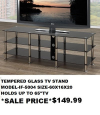 GREAT DEAL ON TEMPERED GLASS TV STAND MODEL: IF-5004