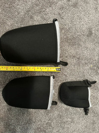 Neoprene lens pouch x 3 large medium and small