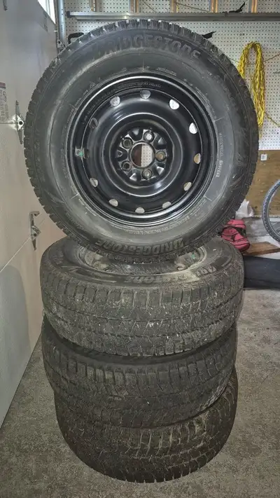 Bridgestone Blizzak WS90 225/65R16 bought last winter from Costco and barely 2000km on these tires a...