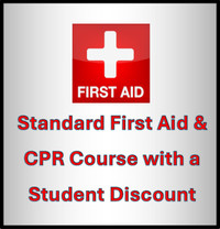 10% - 12.5% Student Discounts on Standard First Aid Course