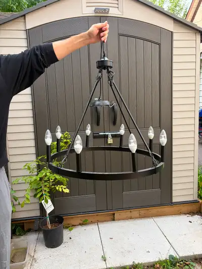 Black chandelier, View more