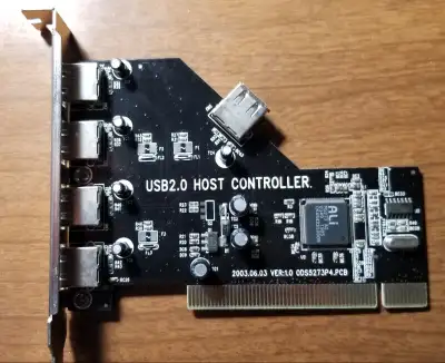 USB 2.0 PCI Expansion Card    4 + 1 Ports  + Sound Blaster Cards, View more