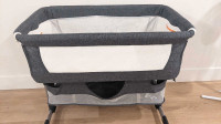 Baby Bassinet Bedside Sleeper Bedside Crib,3 in 1 Travel Baby Cr