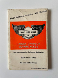 What fits what on HARLEY-DAVIDSON 1936 thru 1983 - Sixth Edition