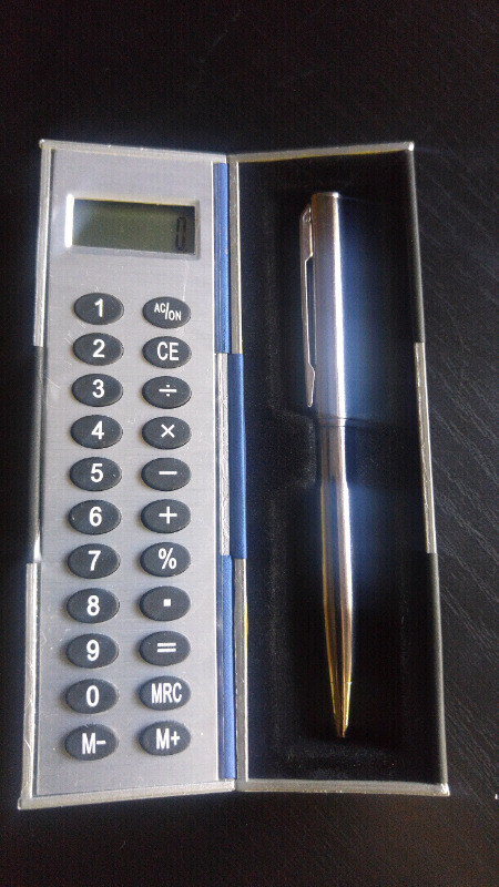 Purse/Pocket Size Calculator with Pen in General Electronics in St. Catharines