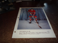 Montreal canadiens hockey club dernieres heures # 20 pete mahovl