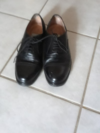 Men's Black Leather Dress Shoes 9.5