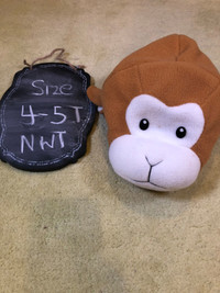 Super Cute baby Monkey Hat for toddlers 2-4 NWOT