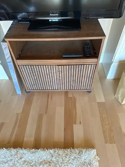 TV stand in all wood., View more
