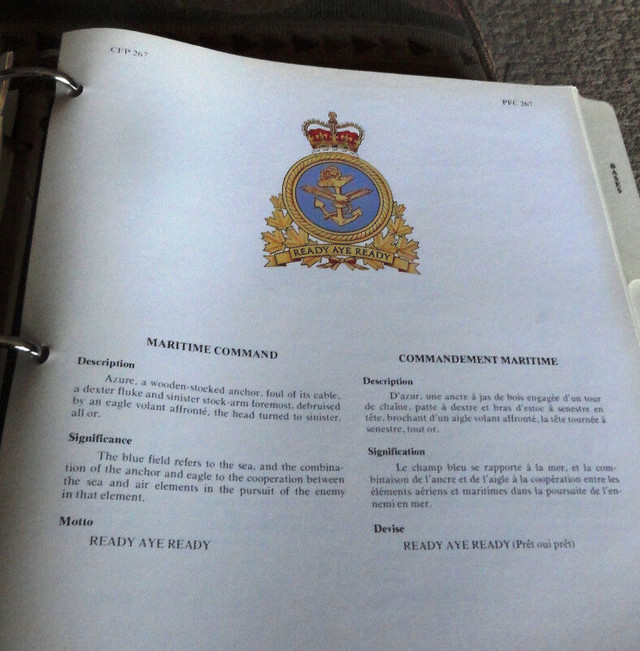 Canadian Forces Badges Reference Catalogue CFP 267 Dated 1976 in Arts & Collectibles in Kawartha Lakes - Image 3