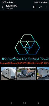 Use Enclosed Trailer For Sale 