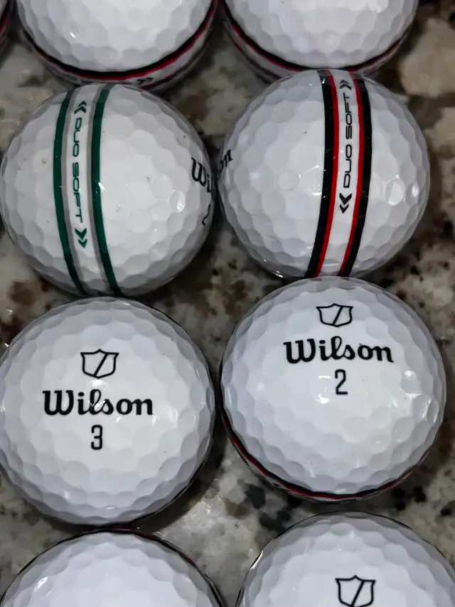 Wilson Duo Soft TRK360 used golf balls in excellent condition. in Golf in Kitchener / Waterloo - Image 4