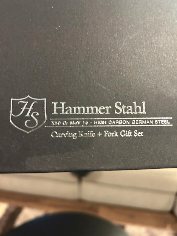 Hammer Stahl Carving Knife and Fork Set dans Vaisselle et articles de cuisine  à Ouest de l’Île - Image 3