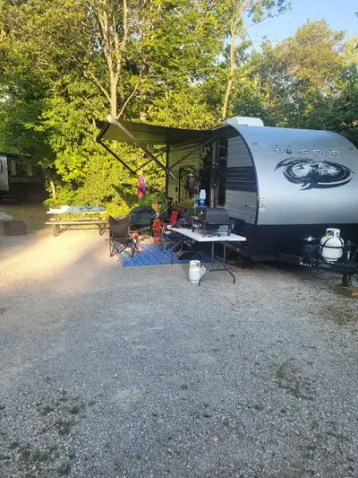 Get started on your adventure with a ready to go couple's trailer. Almost everything you need is inc...