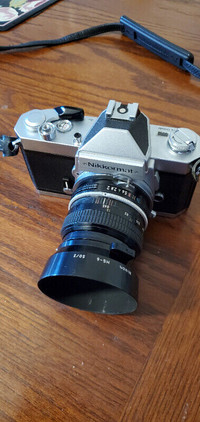 Vintage Nikon/Nikkormat FT2 35mm film SLR  camera with 50mm lens