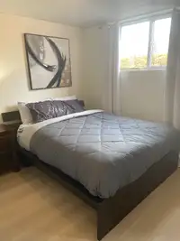Spacious furnished bedroom for rent