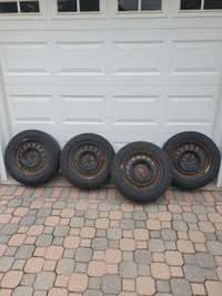 Michelin x-ice winter tires and rims