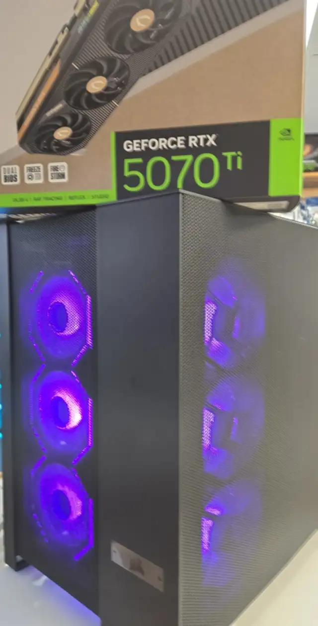PC GAMING NEUF RTX 5070 Ti 16GB AMD RYZEN 9 9950X 32GB DDR5 in Desktop Computers in Longueuil / South Shore - Image 6