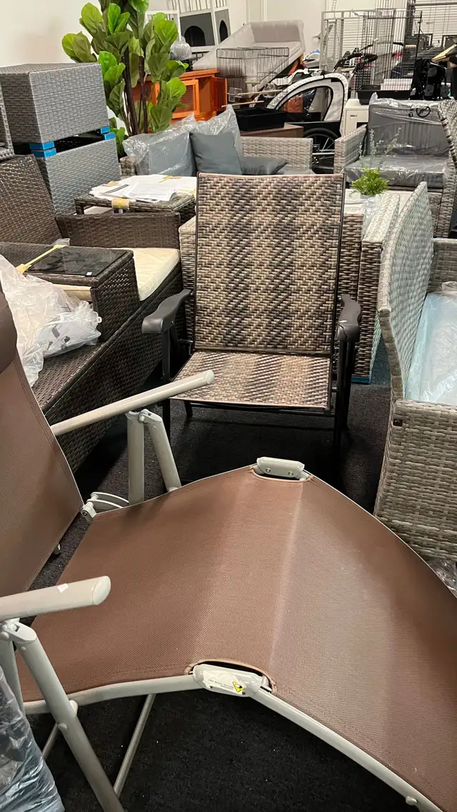 Patio Wicker  Dining Chair, PE in Patio & Garden Furniture in Markham / York Region - Image 2