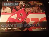 carte de hockey2016-17 Upper Deck Premier booklets auto