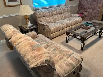 SOFA, LOVESEAT, RECLINER & OTTOMAN SET, View more
