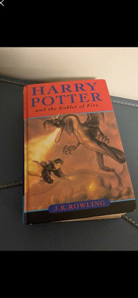 Harry Potter and the goblet of fire hardcover book 2000 edition