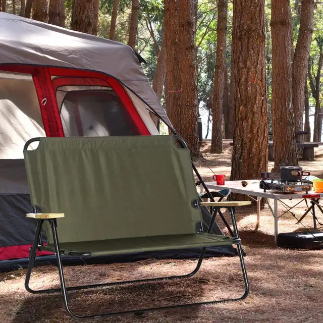 Portable loveseat Folding Chair, Loveseat Camping Chair in Patio & Garden Furniture in Markham / York Region - Image 8