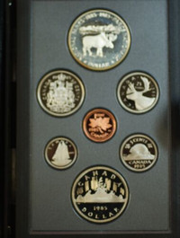 1985 Canada Proof Double Dollar Coin Set