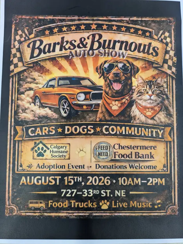 Barks and Burnouts Auto Show