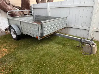 2008 Snowbear steel utility trailer, in great shape. Galvanized steel sides, floor and removable gat...