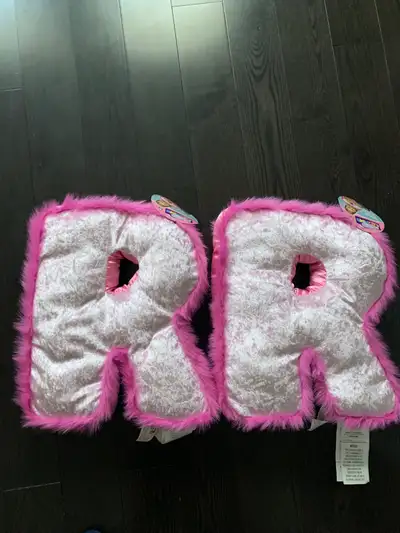 New letter R pillows Both for $15