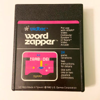 Vintage 1982 Word Zapper Atari 2600 Game