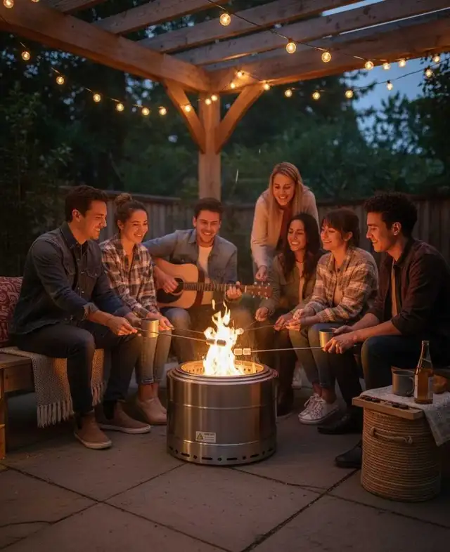 Stainless Steel Smokeless Fire Pit – Portable/ Durable in BBQs & Outdoor Cooking in Edmonton - Image 7