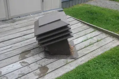 I have two (2) ventilation vents for inclined roofs, brown colour. They are used, but perfectly serv...