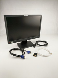 LCD Monitor 19" Lenovo Thinkvision L1951PWD VGA DVI HDMI Compat