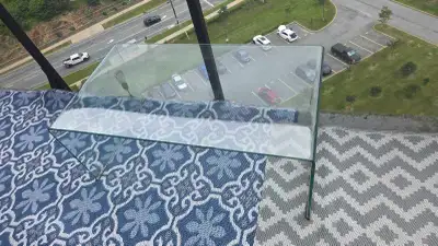 MODERN GLASS TABLE , View more
