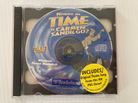 Where In Time Is Carmen Sandiego CD-ROM Windows & MAC  2 discs