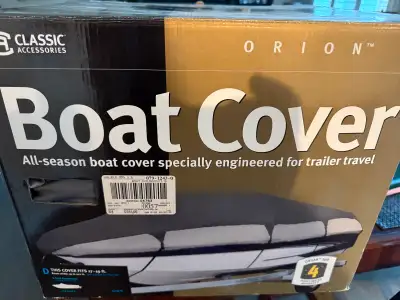 All season 17 -19 ft boat cover used only once and in excellent condition. Retails for $299 asking $...
