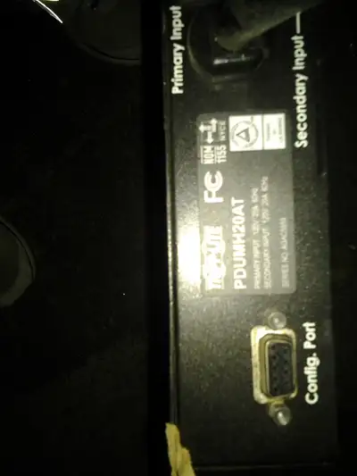 Tripplite Pdumh20at Digital Power Distribution Unit Metered Pdu 16 Nema5-15/20r $70 extra ethernet 5...