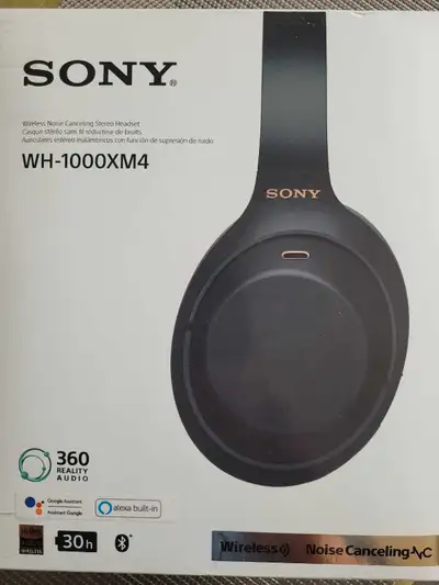 Sony WH-1000XM4 Wireless Noise Stereo Headset, View more