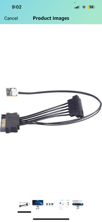 OWC in-Line Digital Thermal Sensor HDD Upgrade Cable for iMac 20