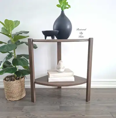 Antique Wood Side Table , View more