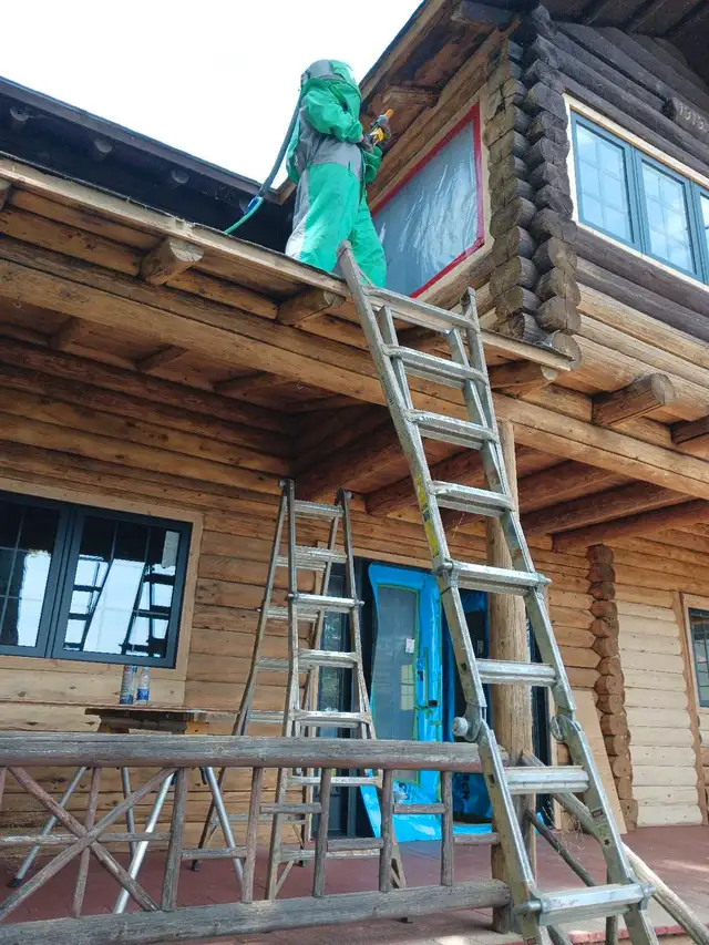 log home restoration in Painting & Paint Supplies in Belleville - Image 3